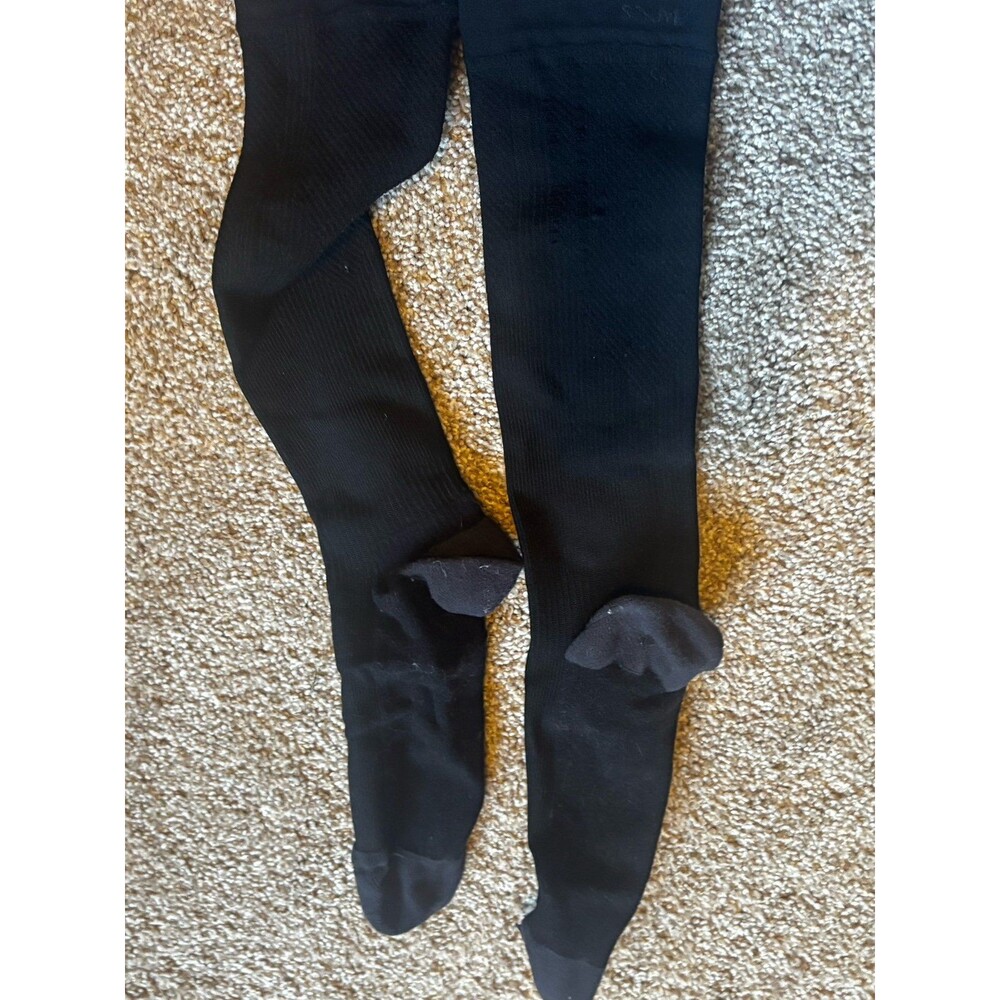 Women's Black Compression Socks - Picture 2 of 2